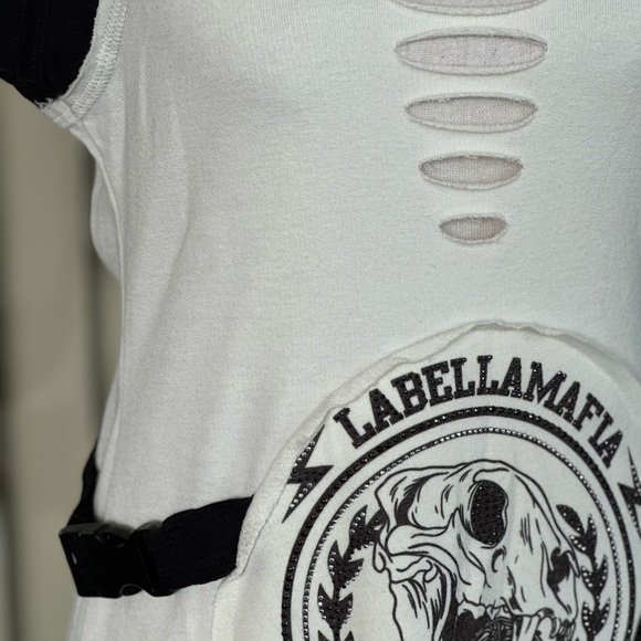 Labellamafia Black and White Graphic Sport Mini Dress - Picture 8 of 13